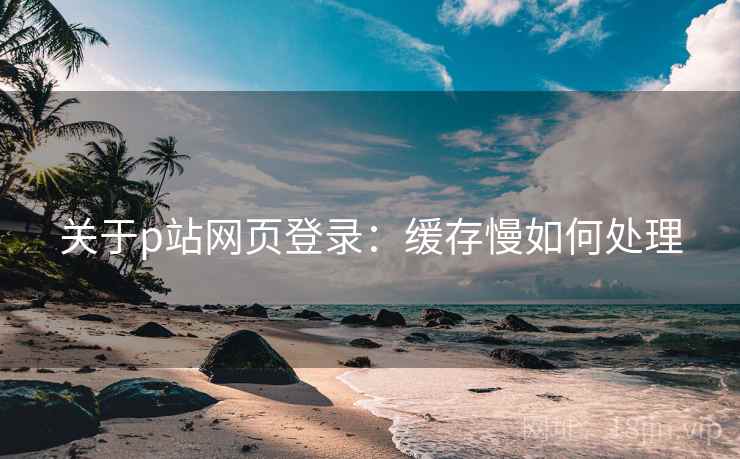 关于p站网页登录：缓存慢如何处理