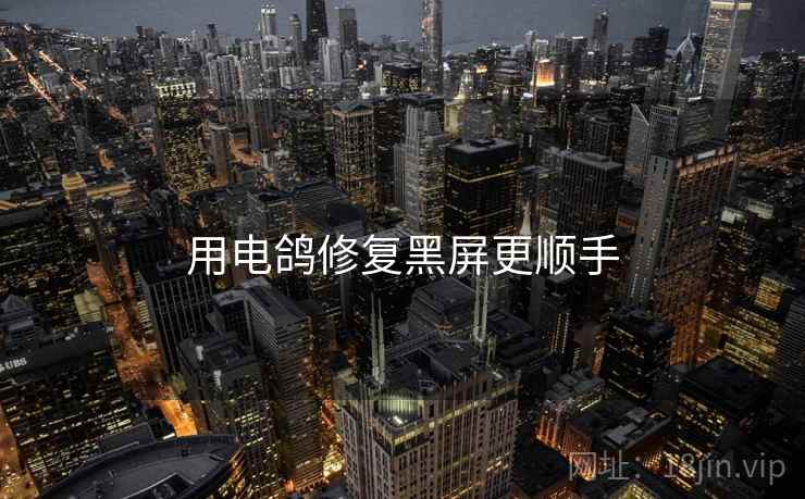 用电鸽修复黑屏更顺手