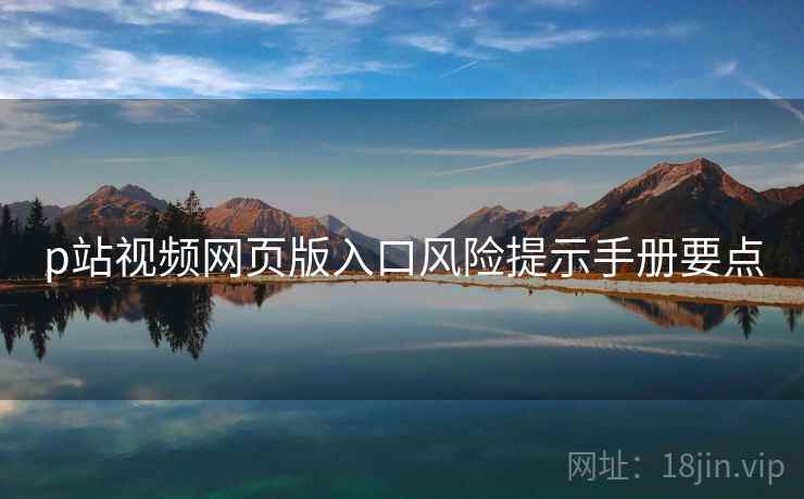 p站视频网页版入口风险提示手册要点