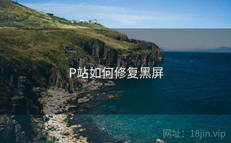 P站如何修复黑屏