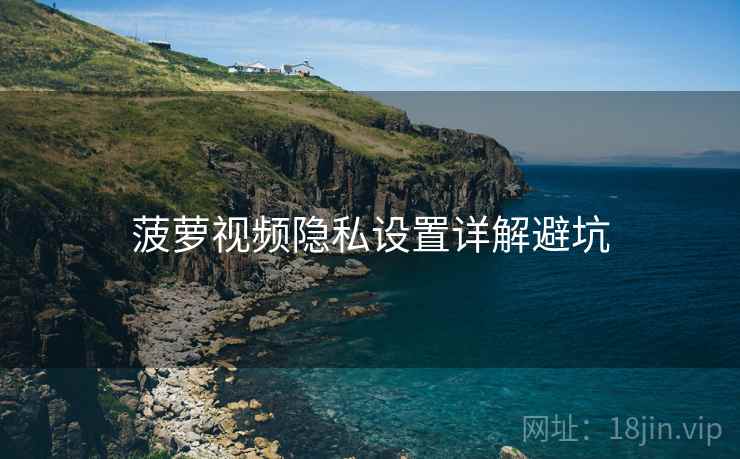 菠萝视频隐私设置详解避坑