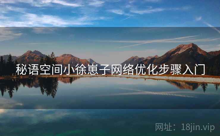 秘语空间小徐崽子网络优化步骤入门