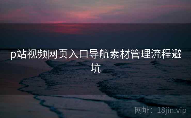 p站视频网页入口导航素材管理流程避坑