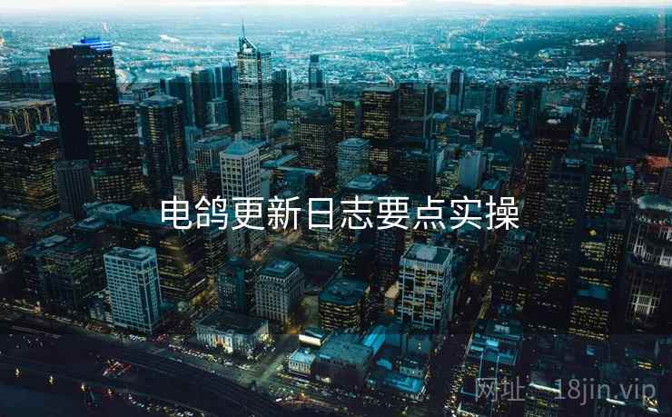 电鸽更新日志要点实操
