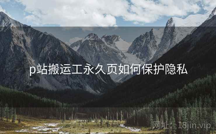 p站搬运工永久页如何保护隐私