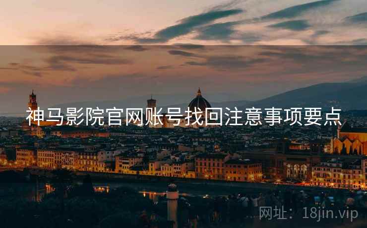 神马影院官网账号找回注意事项要点